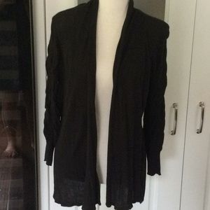 Fever cardigan sweater with “bunched” sleeves